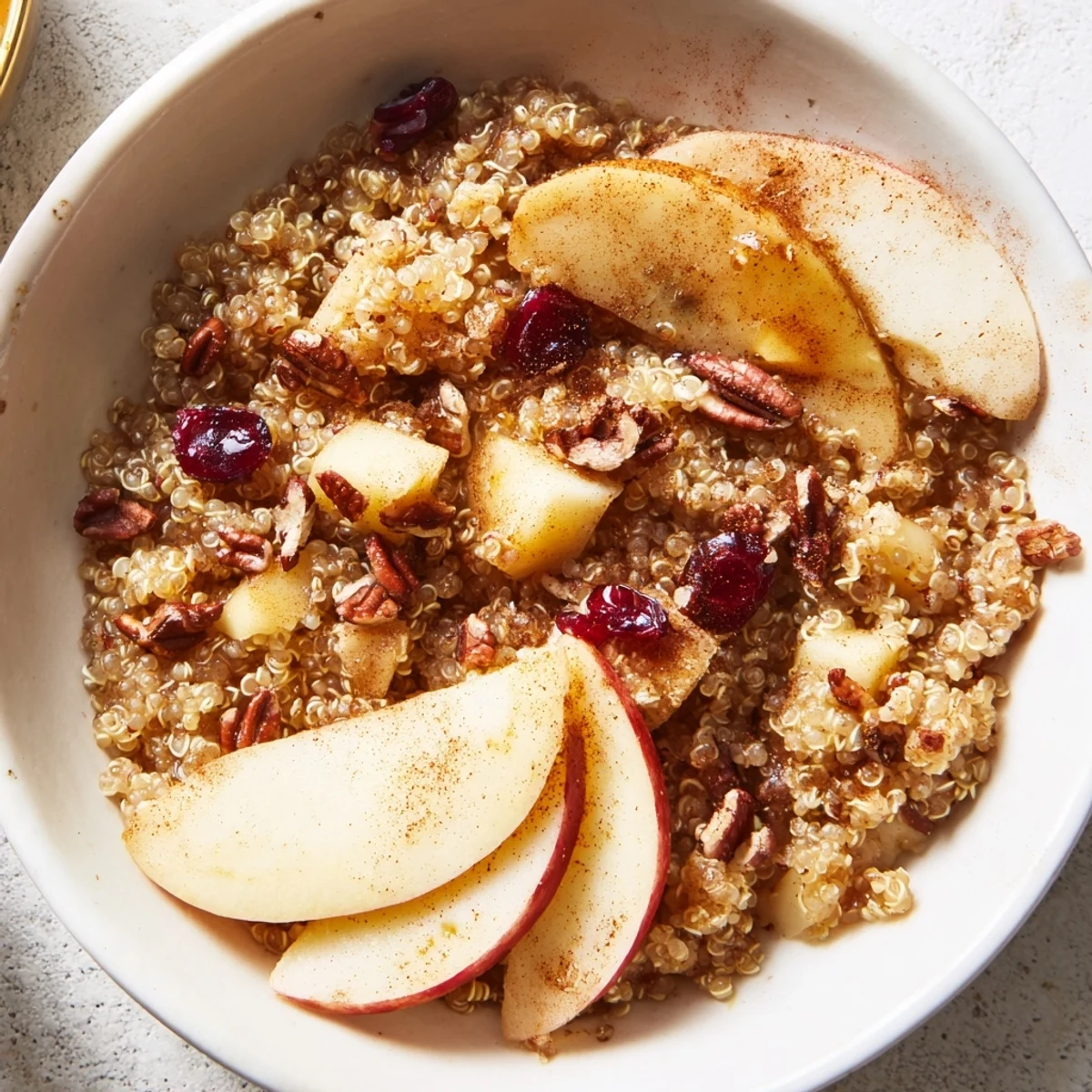 Apple Cinnamon Quinoa Bowl