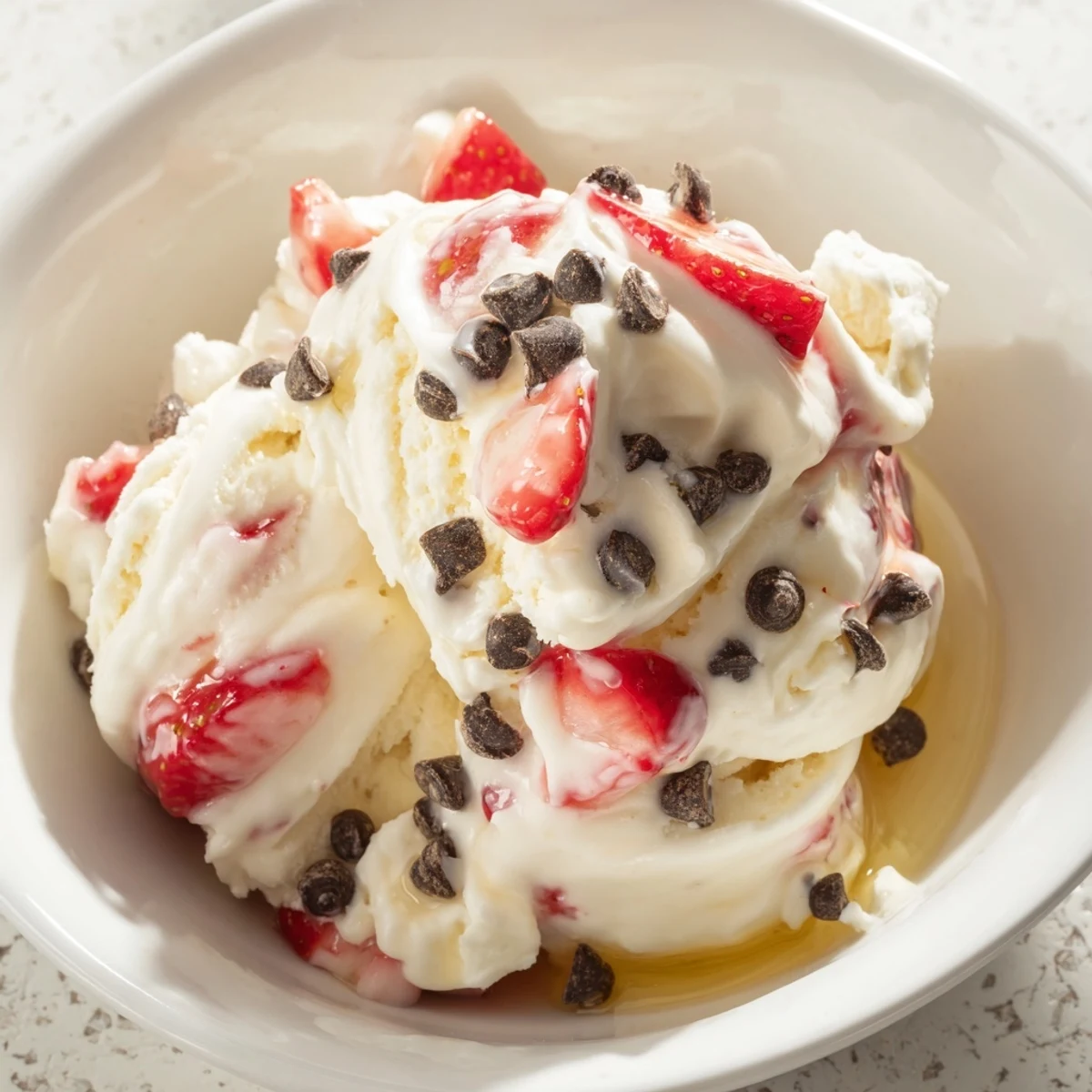 Creamy Cottage Cheese Ice