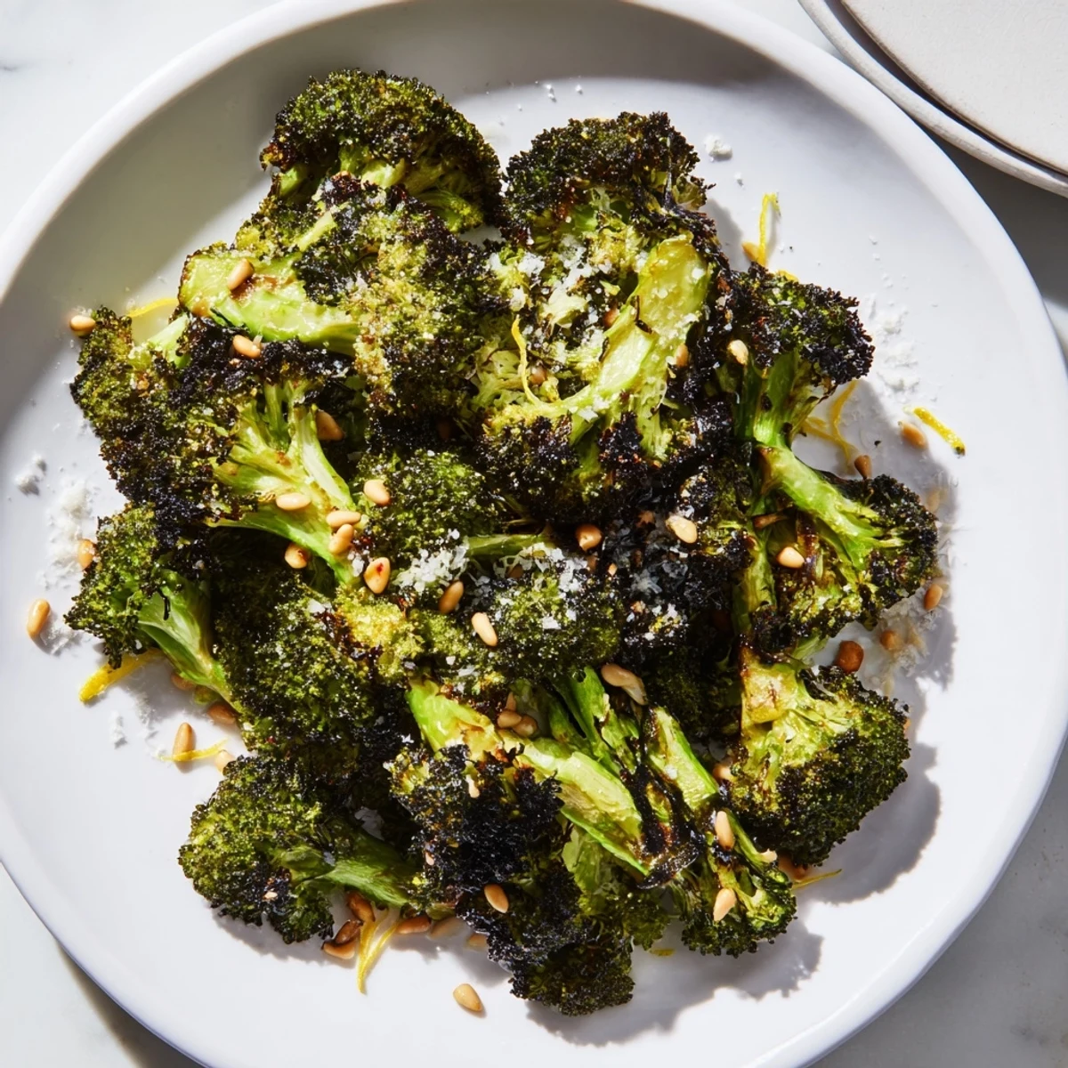 Enjoy this delicious charred broccoli salad, a vegetarian dish with vibrant, flavorful, and tender broccoli.