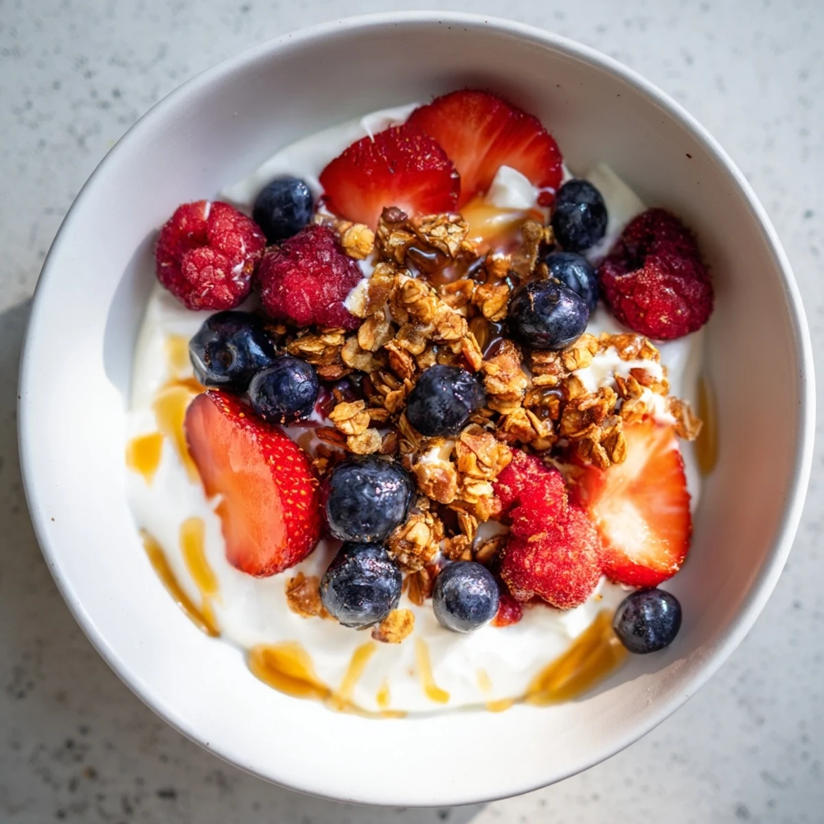 Vivid image of a Cottage Cheese Hot Honey Bowl: a delightful mix of textures and flavors ready to enjoy.