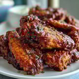 Hearty platter of deep-fried Fried Chicken Wings served with celery sticks and blue cheese dip.