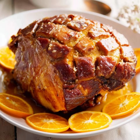 Slow-Cooked Honey Glazed Ham