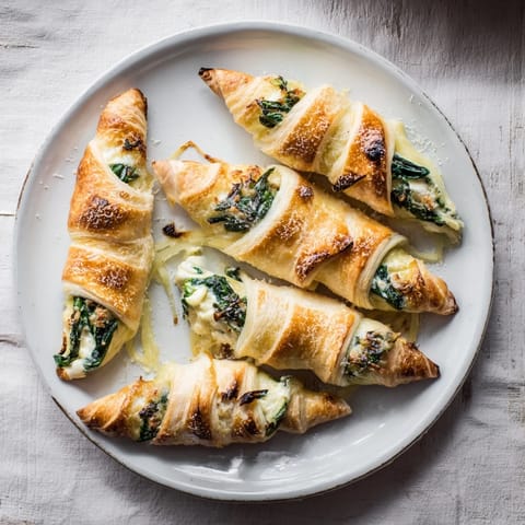Savory Spinach Ricotta Triangles