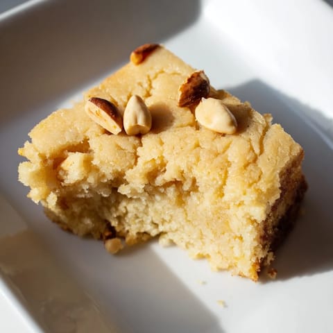 Peanut Butter Mochi Cake