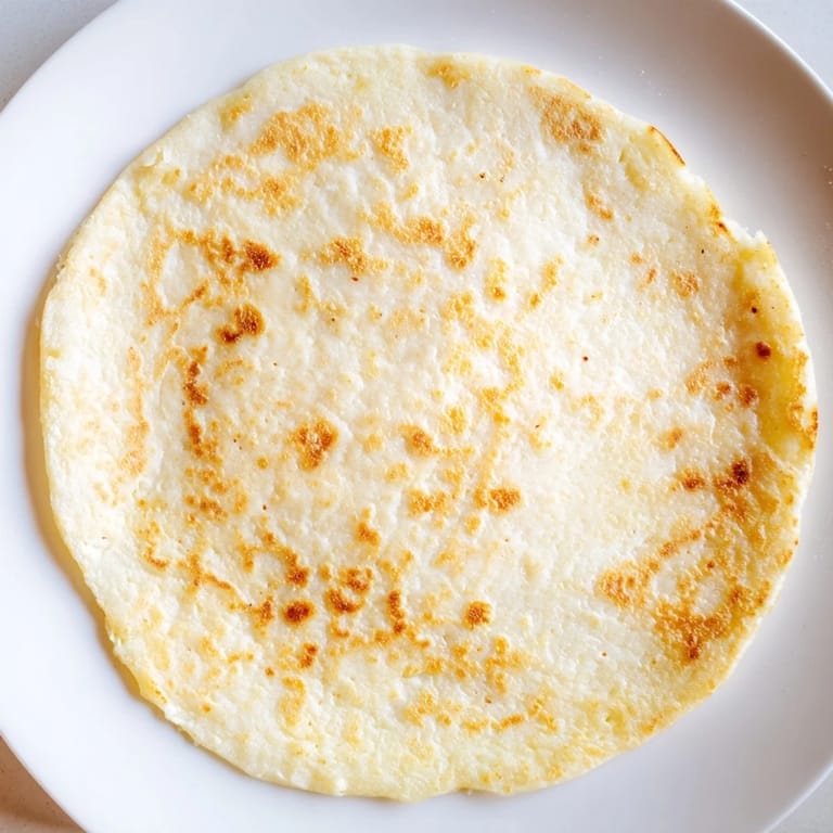 Soft, pillowy cottage cheese flatbread, lightly browned and perfect for wraps or alongside a soup.