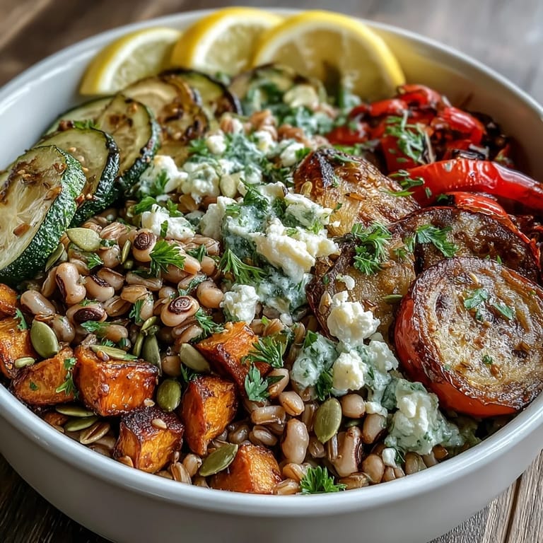Close-up photography highlights the warm textures and vibrant colors of this nourishing vegan dinner.